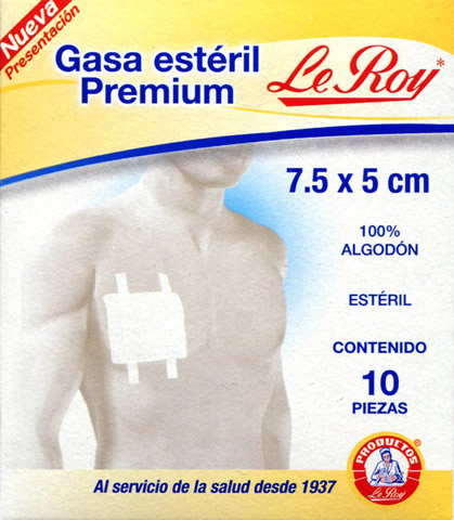 Gasa Estéril Roy 7.5x5