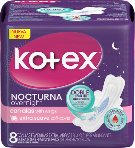 Kotex Nocturna Con Alas 