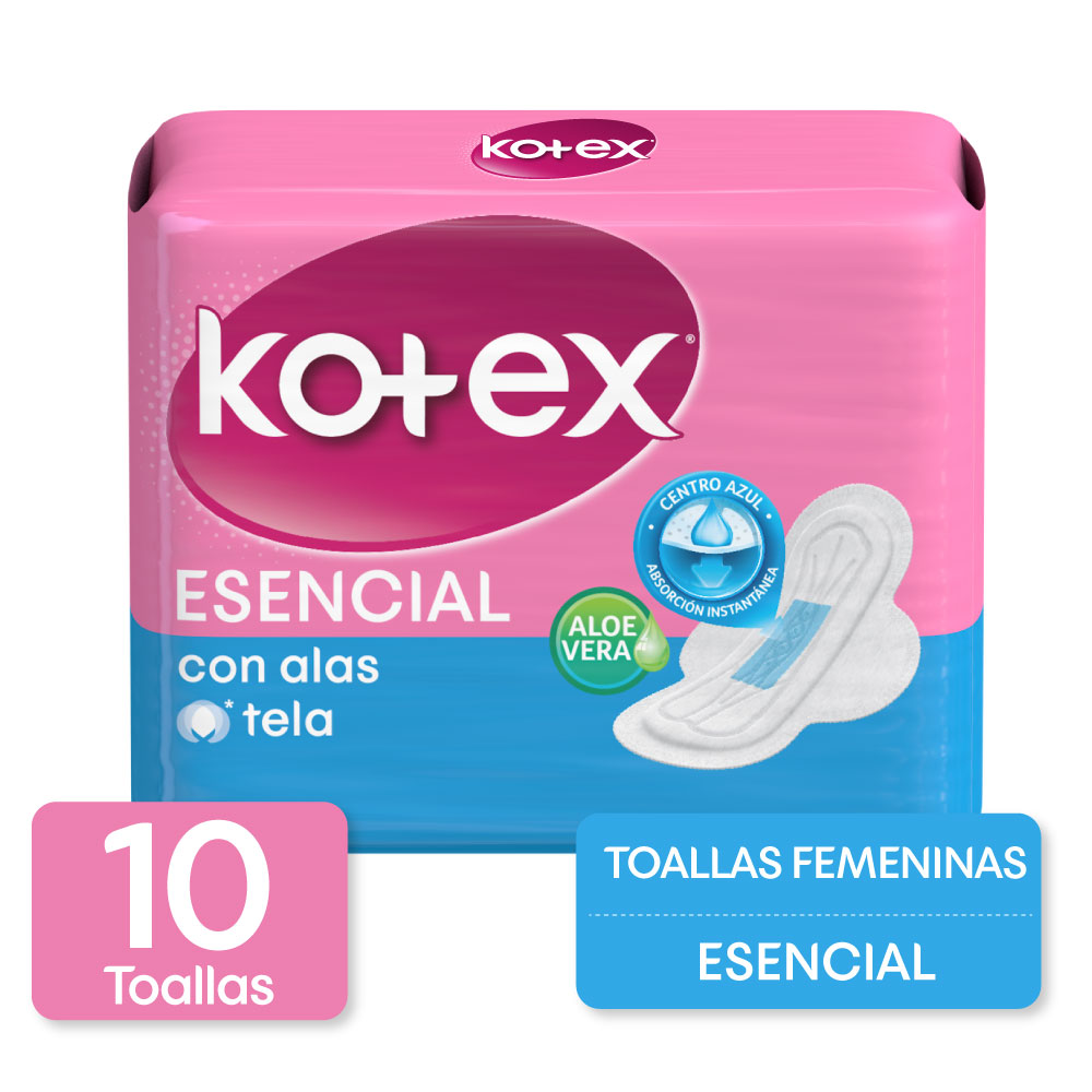 Kotex Esencial *10 Toallas 