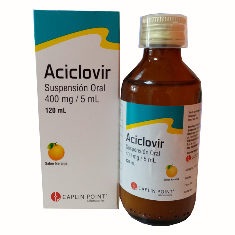 Aciclovir Suspensión 120ml Caplin 