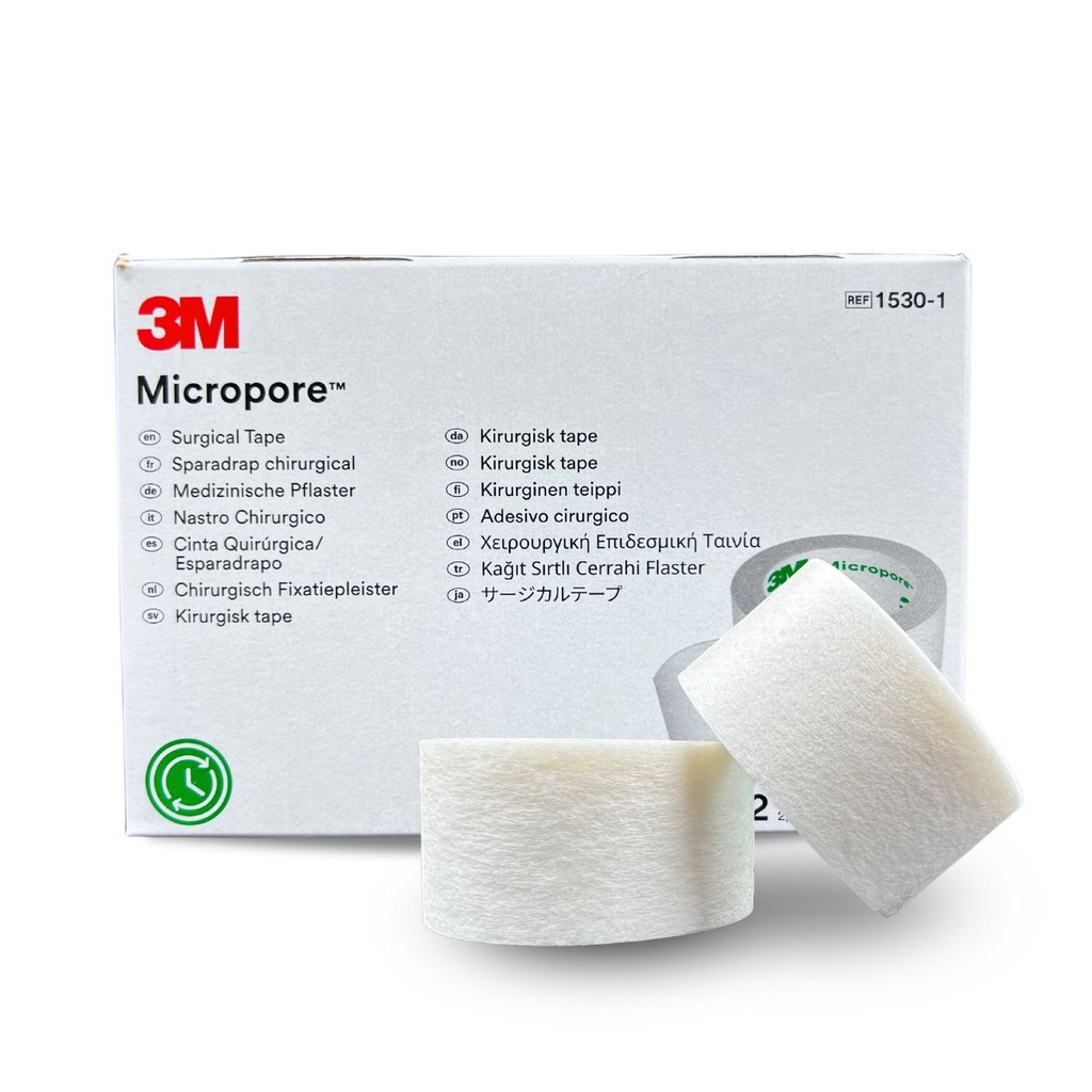 Micropore 1 Pulgada x3 Yrd Blanco 3M  