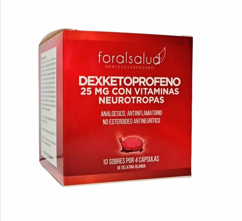 Dexketoprofeno + Neurotropas Cápsula Foral Salud 