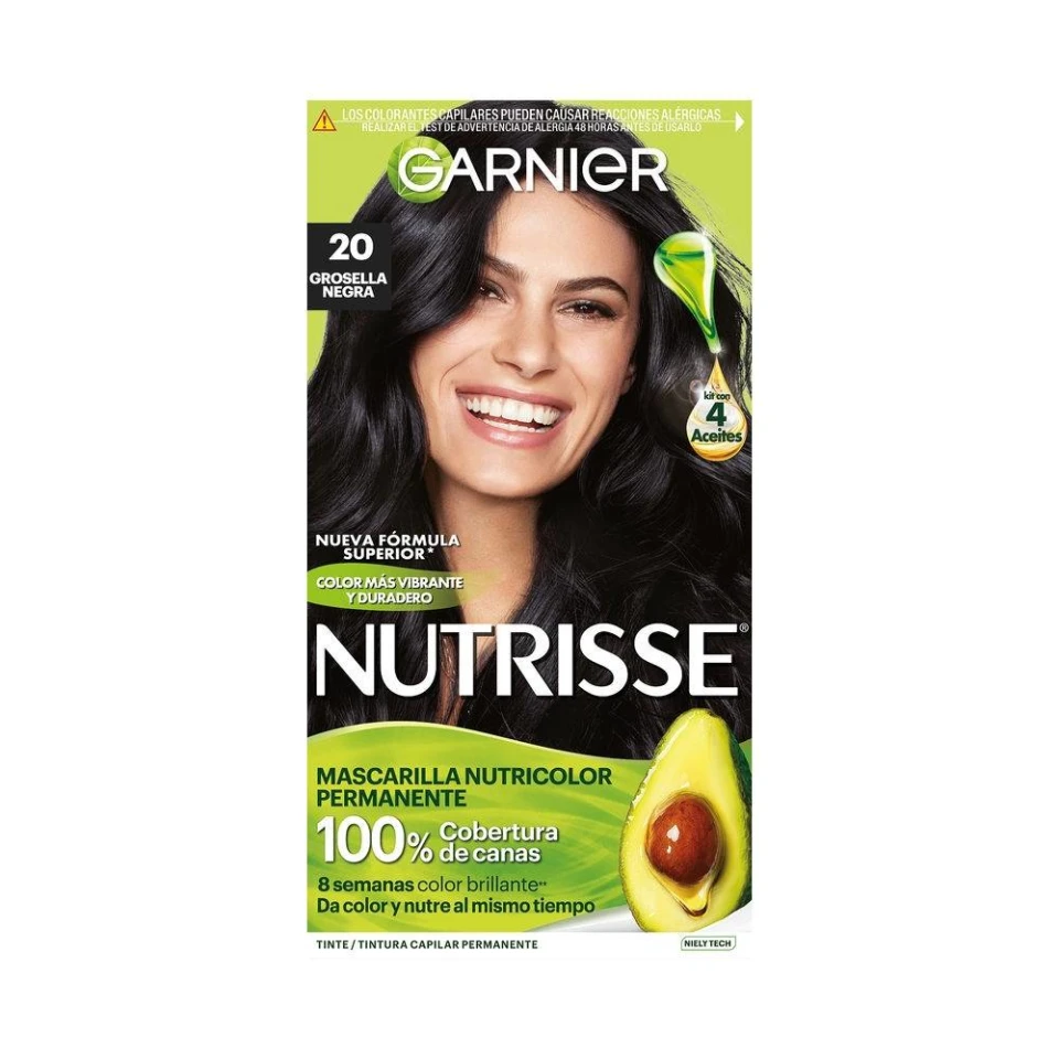 Tinte Garnier Nutrisse Negro N.10