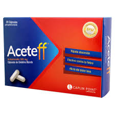 Aceteff Cápsulas 500mg 