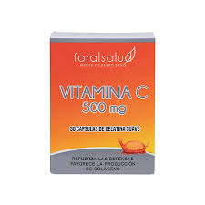 Vitamina C 500mg x10 CápsulaS Foralsalud 