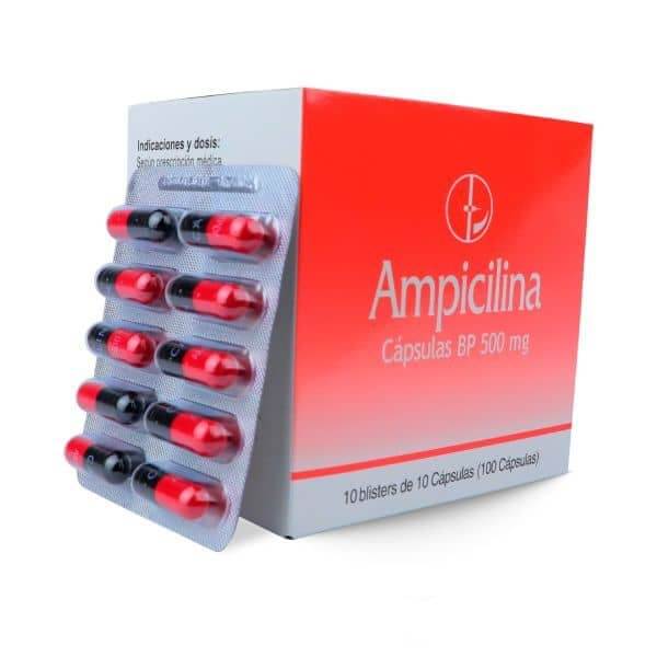 Ampicilina Cápsula 500mg Caplin 