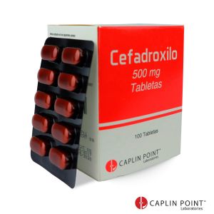 Cefadroxilo 500mg Tabletas Caplin 