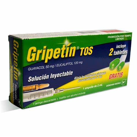 Gripetin Gripe y Tos DT 2ml + 2 Amp Gratis 