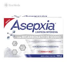 Asepxia Jabon Barra Bicarbonato x100gr 