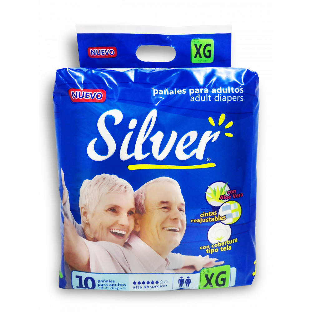 Silver Pañal Adultos XG 