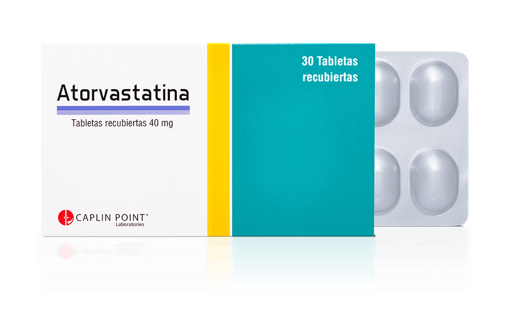 Atorvastatina 40mg x30 Tabletas Caplin 