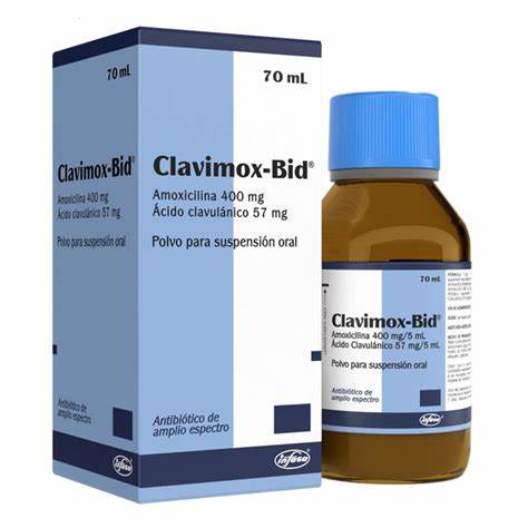 Clavimox BID 400/57mg Suspensión 70ml 