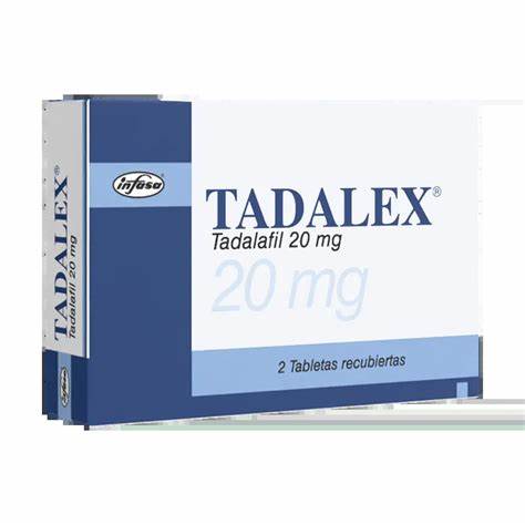 Tadalex 20mg (Tadalafil)*2 Tabletas Recubiertas  