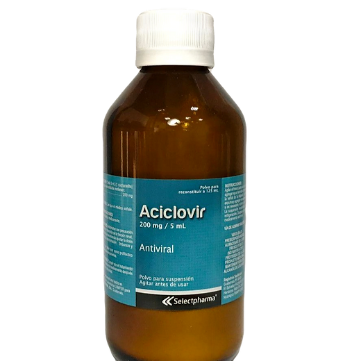 Aciclovir 200g/5ml Frasco 120ml Selectpharma 