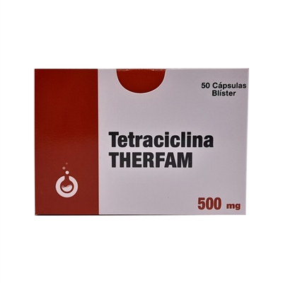 Tetraciclina Capsulas 500mg Therfam 