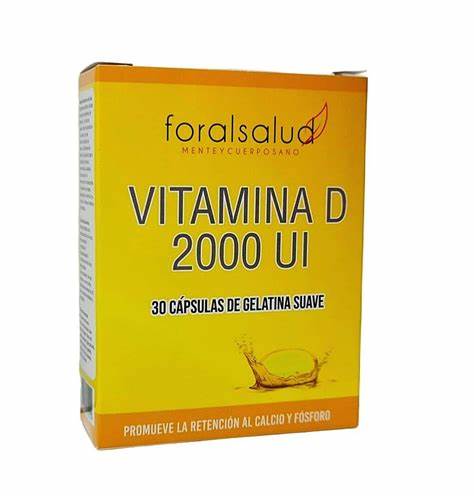 Vitamina D 2000UI x15 Cápsulas Gel ForalSalud 