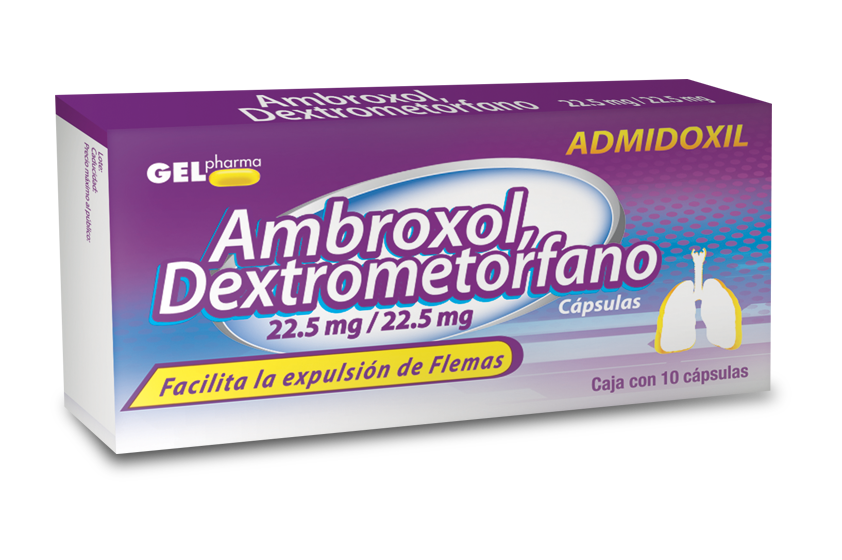 Admidoxil Ambroxol + Dextrometorfano Cápsulas 