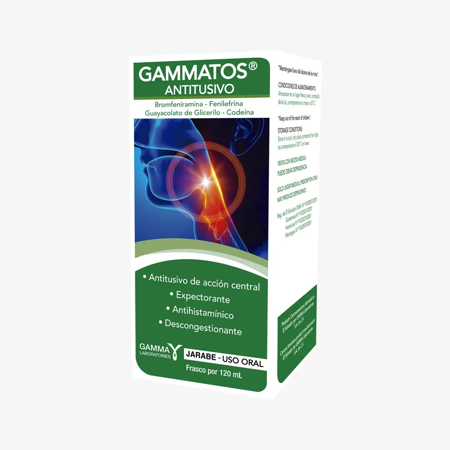 Gammatos Antitusivo Jarabe 120m