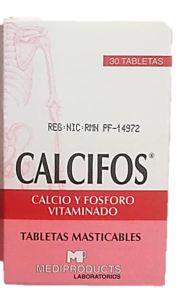 Calcifos x30 Tabletas Masticabes 