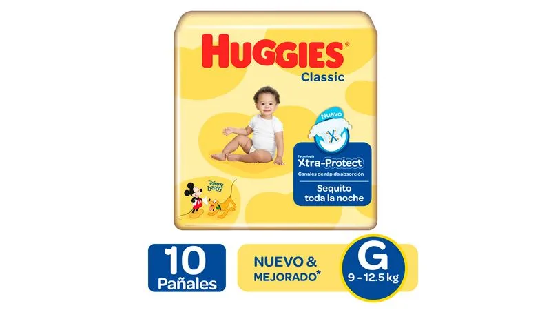 Hugges Classic Manz Grande 3 x10 pañales