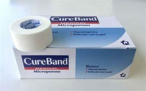 Micropore 1 Pulgada x10 Yrd Blanco CureBand