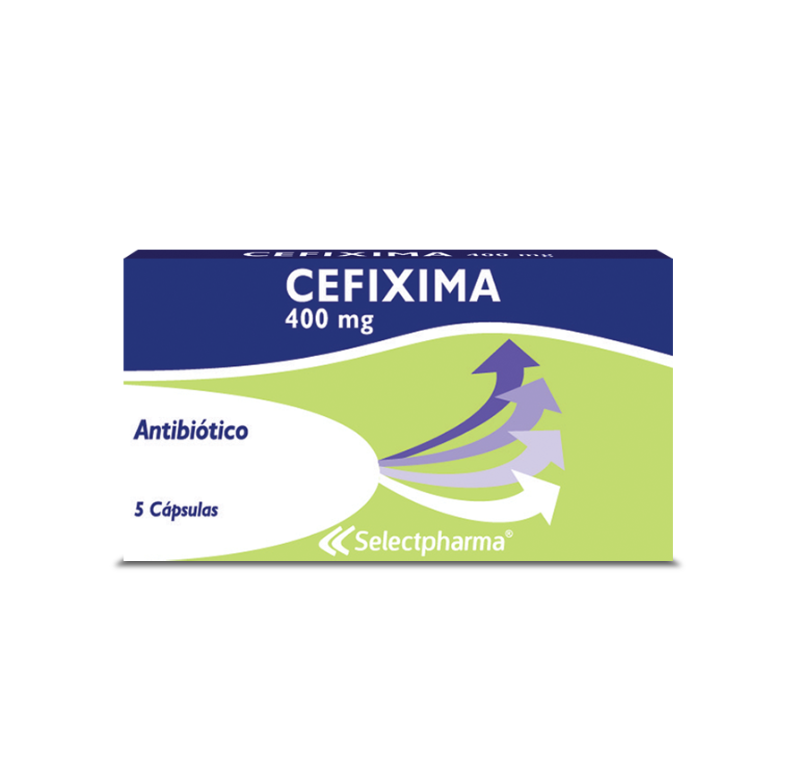 Cefixima 400mg x5 Cápsulas Selectpharma 