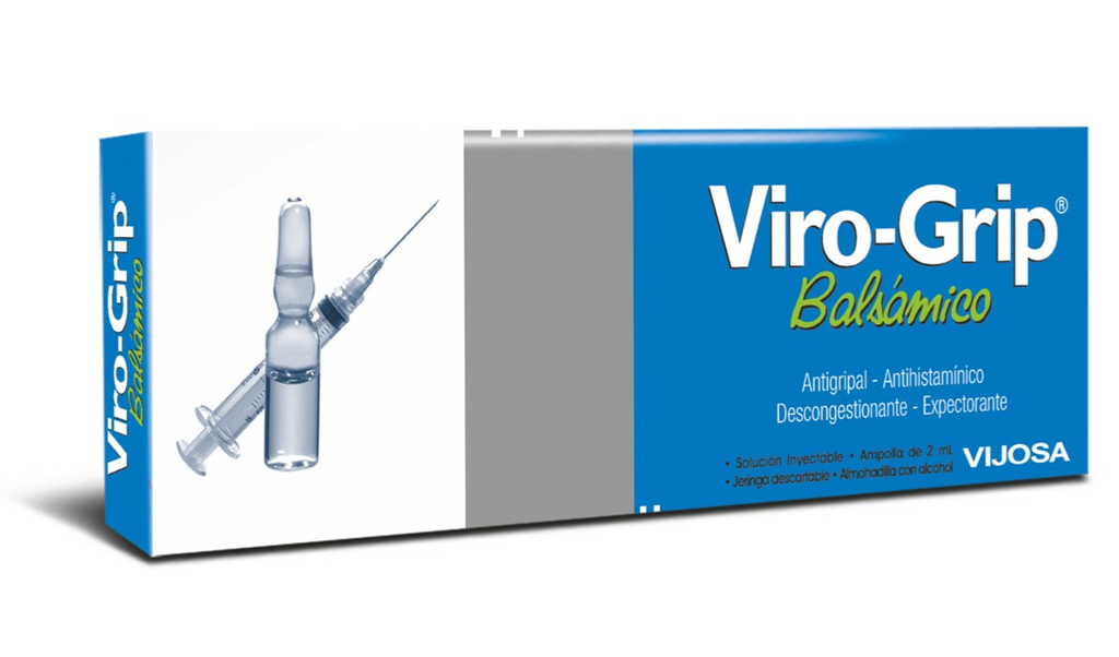 Viro Grip Balsámico Ampolla Inyectable 