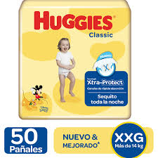 Hugges Classic Manz Extra Grande  x9 pañales 