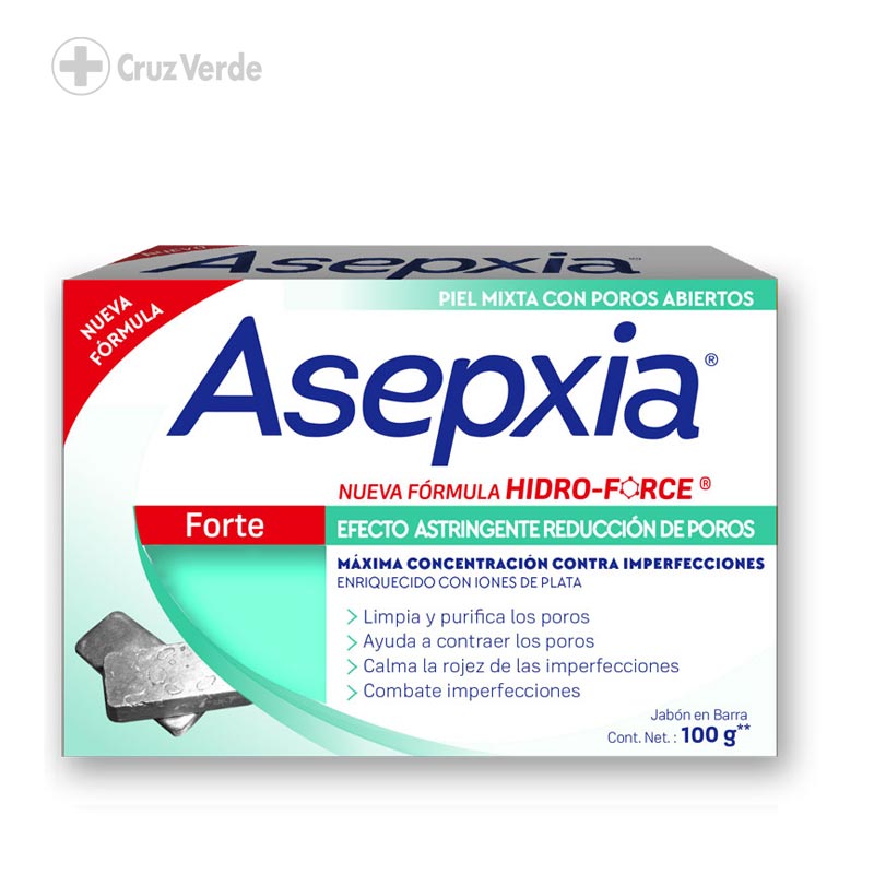 Asepxia Jabon Barra Forte x100gr 