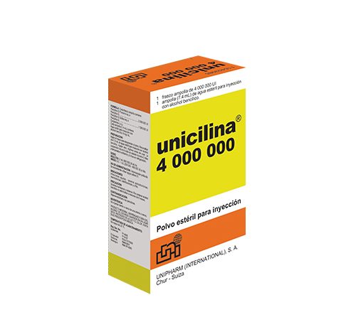 Unicilina 4 000 000 Solución Inyectable 