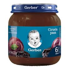 Compota Gerber De Ciruelas Pasas 113gr