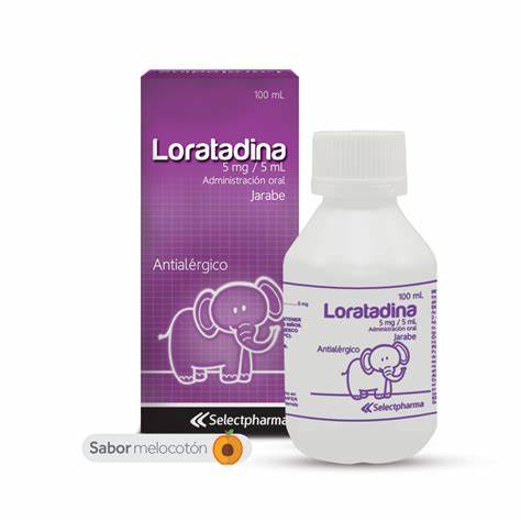 Loratadina 5mg/5ml Jarabe 100ml Selectpharma 