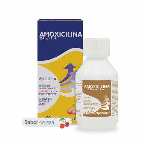 Amoxicilina 250mg/5ml Suspensión 120ml Selectpharma 