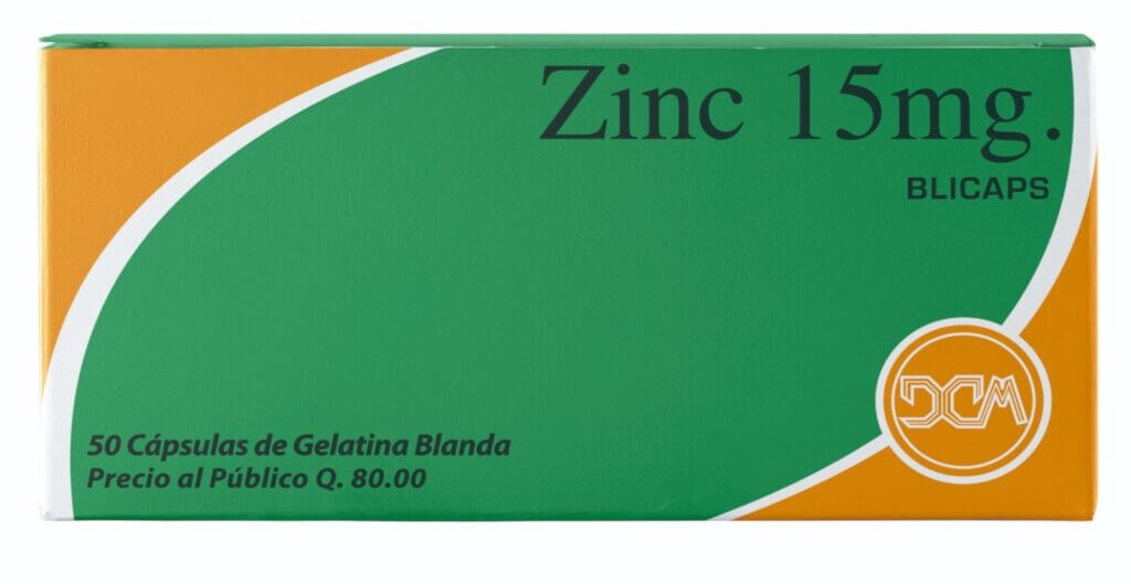 Zinc 15mg Cápsulas Conamep DGM 