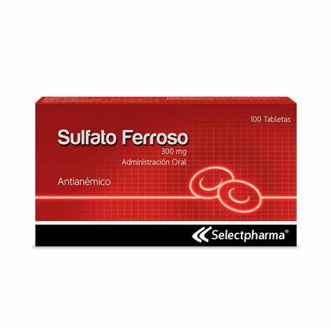 Sulfato Ferroso 300mg Tabletas Selectpharma 