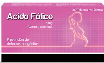 Ácido Fólico Tableta 5mg Selectpharma 