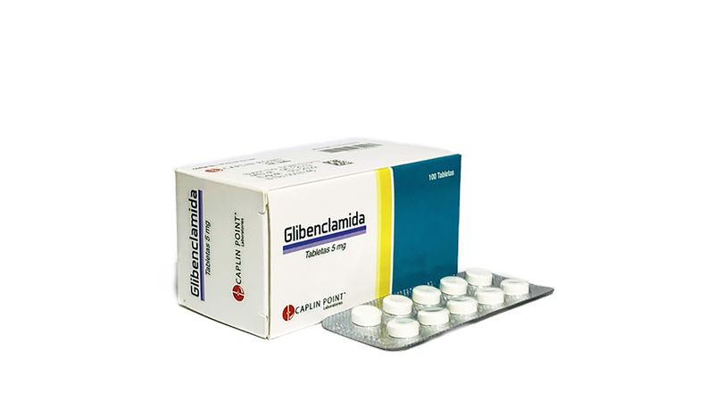 Glibenclamida 5mg *10 Tabletas Caplin 