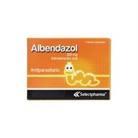 Albendazol x2 Tabletas 200mg Selectpharma 