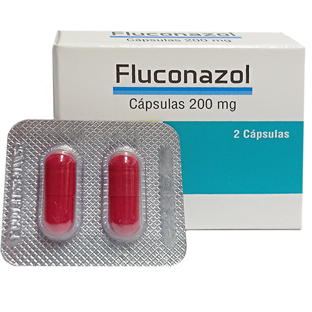 Fluconazol 200mg x2 Cápsulas Caplin 