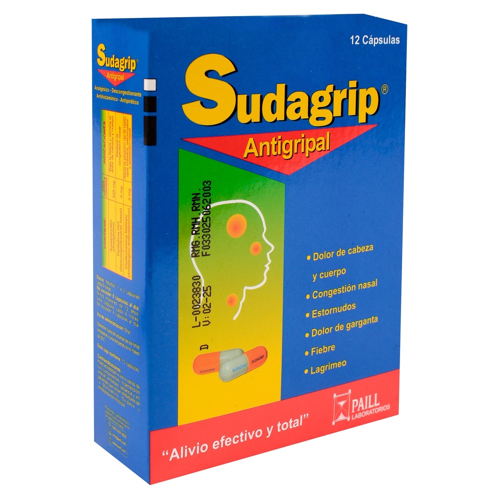 Sudagrip Antigripal Cápsula 