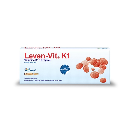 [517] Leven Vit Vitamina K 10mg/ml Ampolla Inyectable 