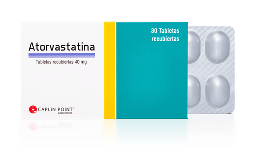 [832] Atorvastatina 40mg x30 Tabletas Caplin 