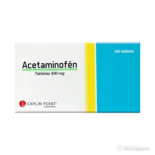 [98] Acetaminofén Tabletas 500mg Caplin  